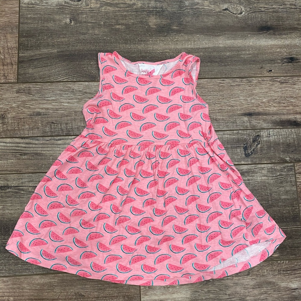 Little girls watermelon dress